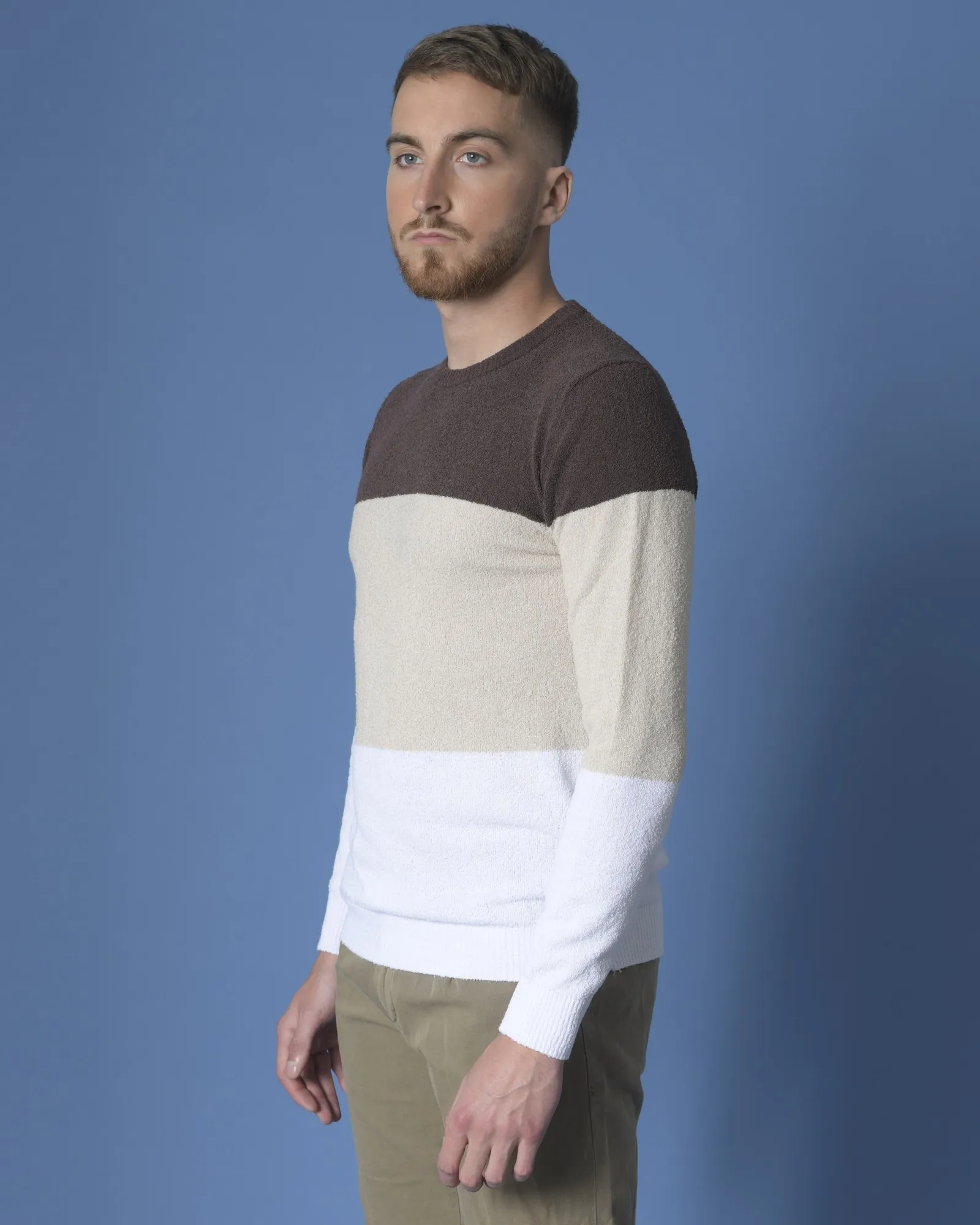 Pull tricolore Woolgroup 