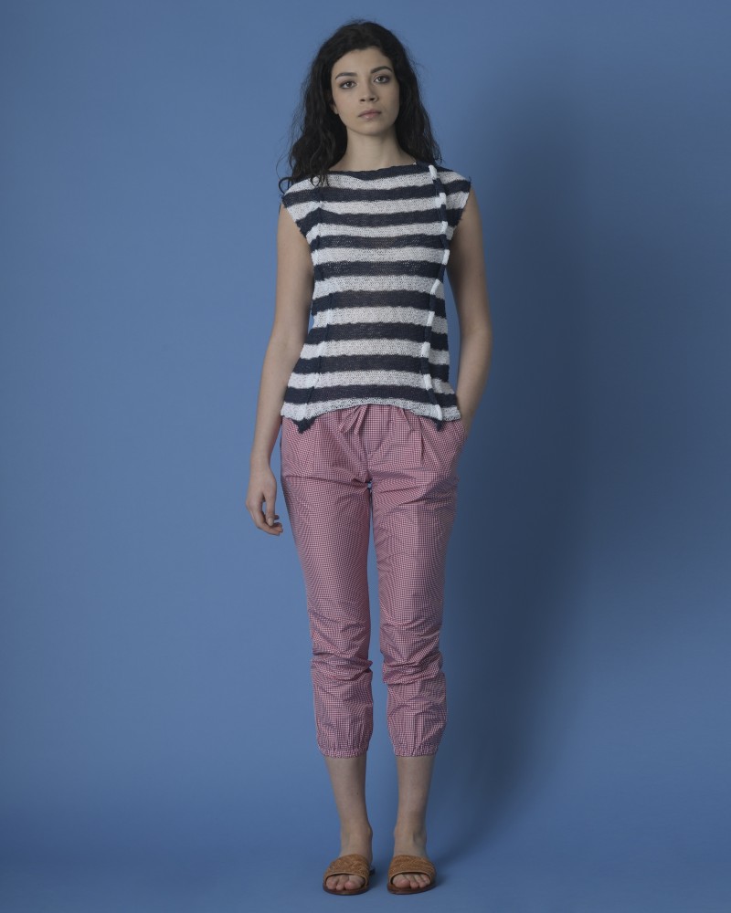 Pantalon imprimé vichy True NYC 