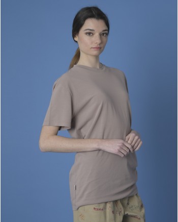 T-shirt taupe True NYC 