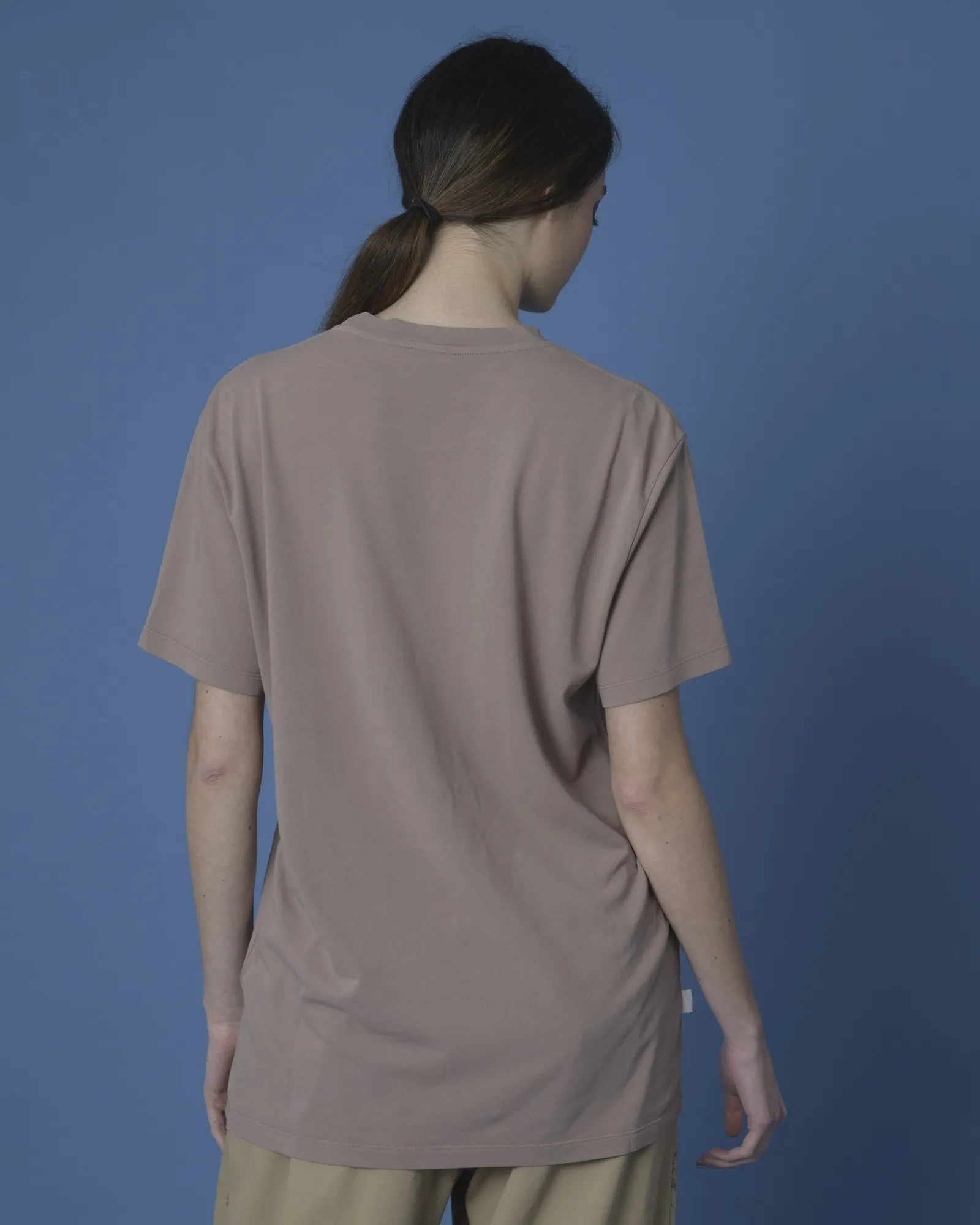 T-shirt taupe True NYC 