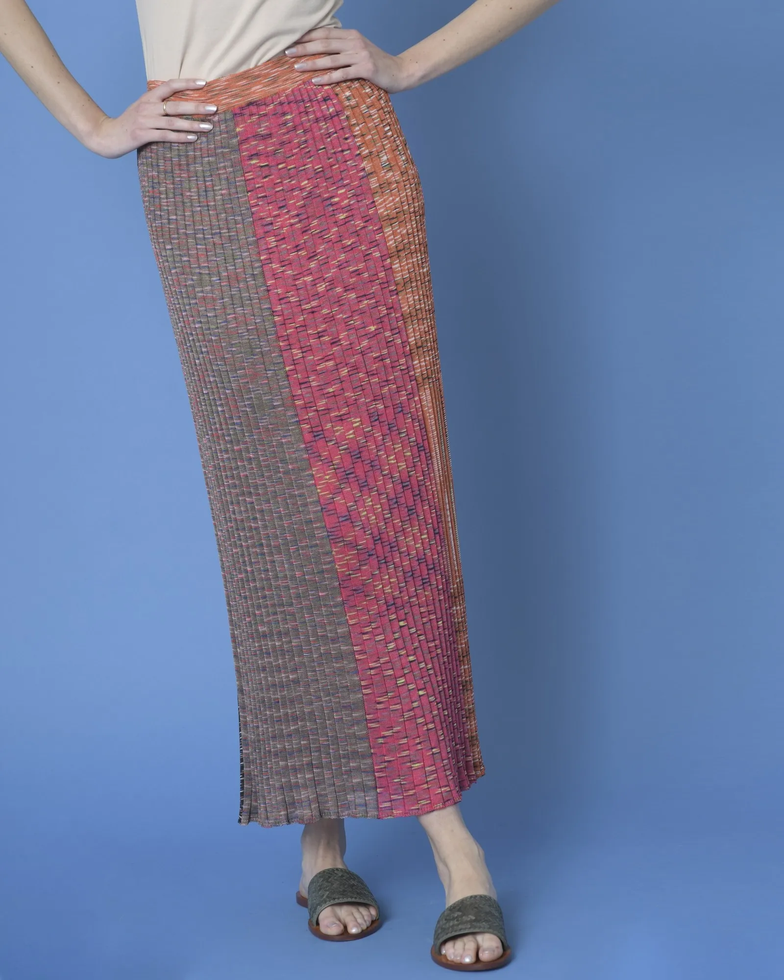 Maxi jupe en maille Missoni 