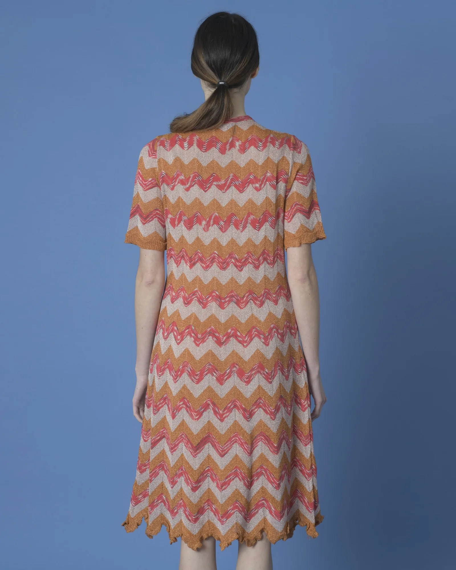 Robe en maille tricolore Missoni 