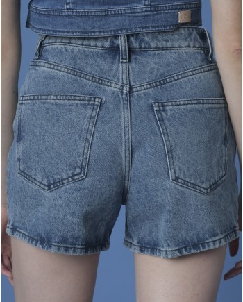 Mini short en jean McQ Alexander McQueen 