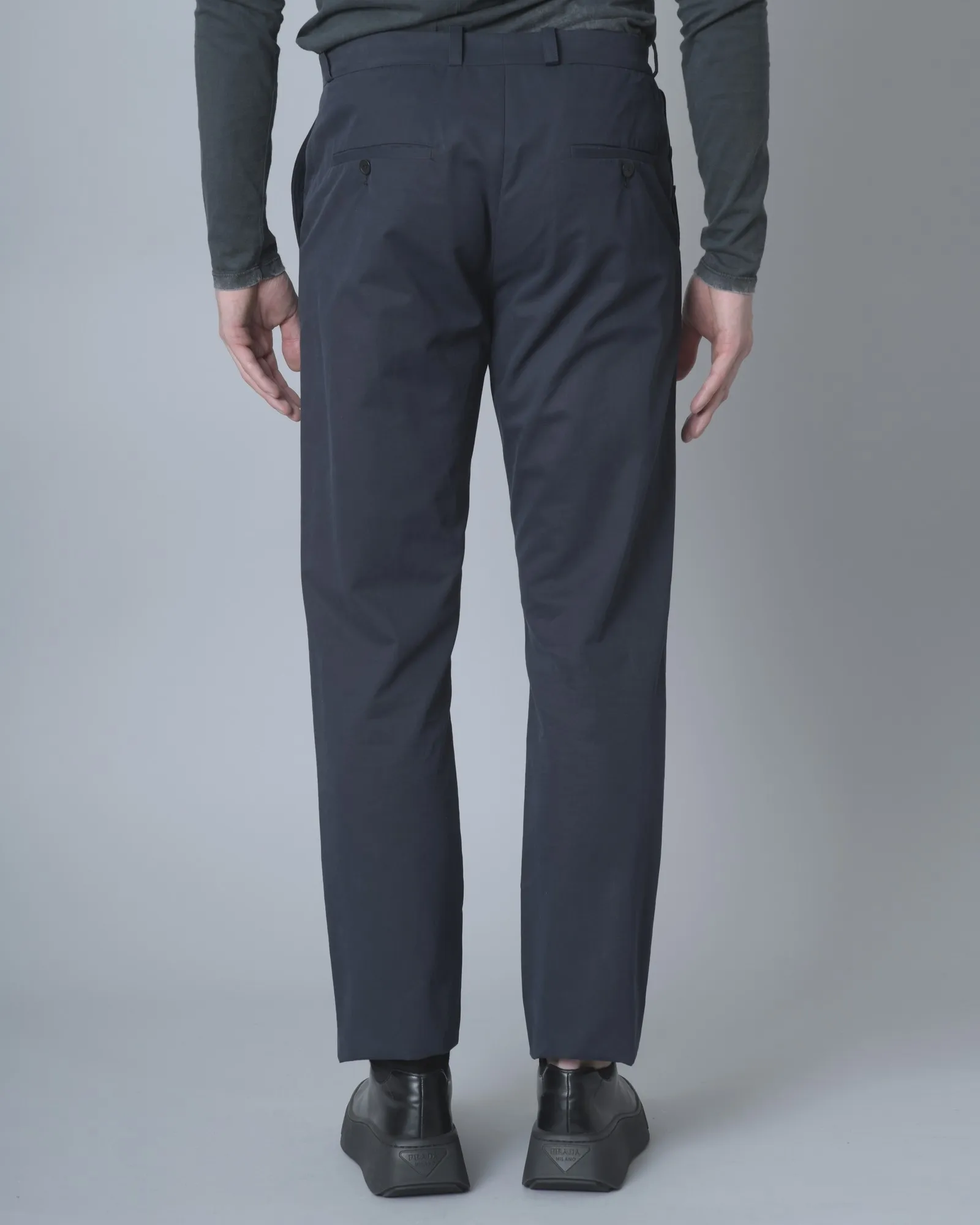 Pantalon bleu John Galliano 