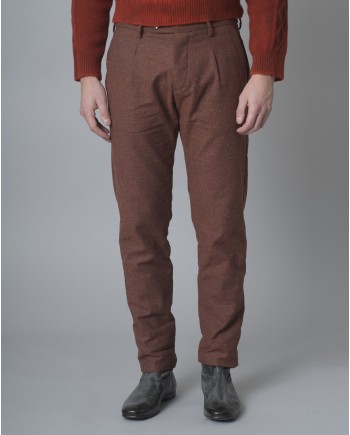 Pantalon en laine mélangée Cruna 