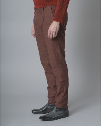 Pantalon en laine mélangée Cruna 