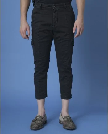 Pantalon cargo noir Low Brand 