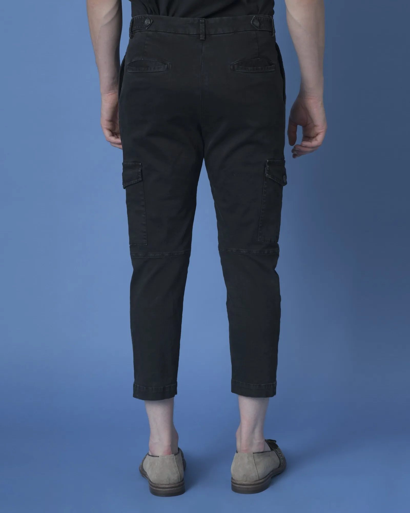 Pantalon cargo noir Low Brand 