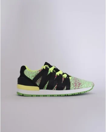 Basket running rose fluo Serafini Chaussures Femme La Piscine Paris Outlet Store