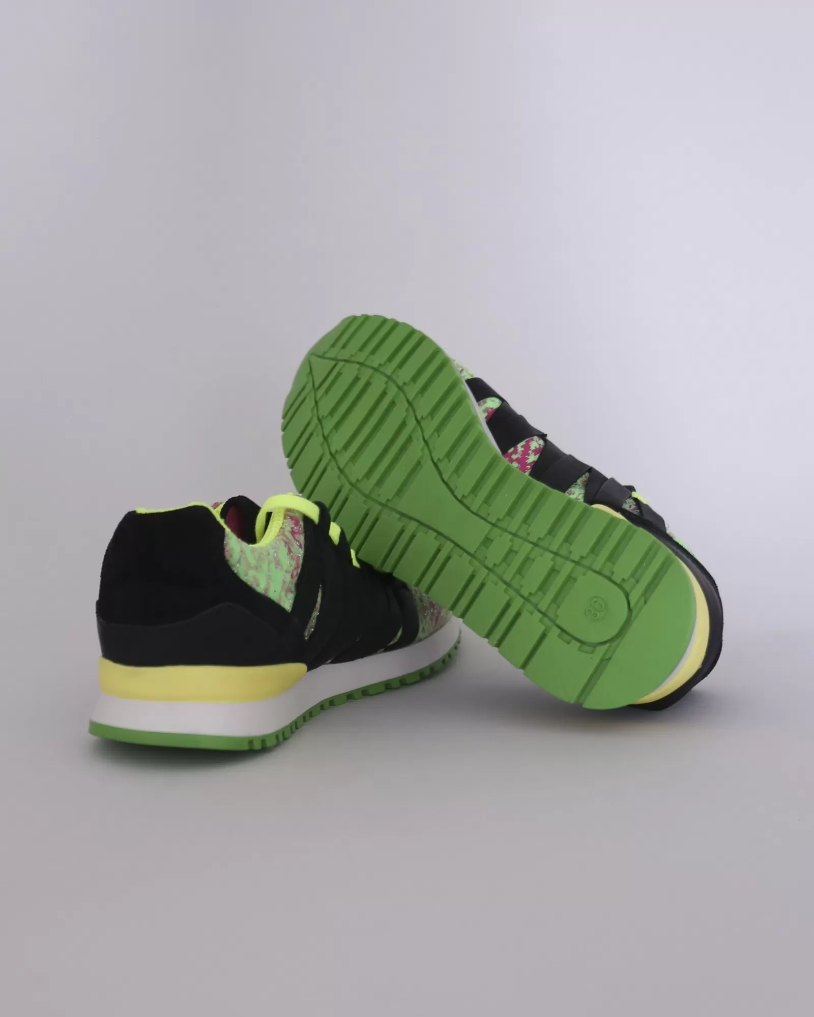 Basket running vert fluo Serafini 