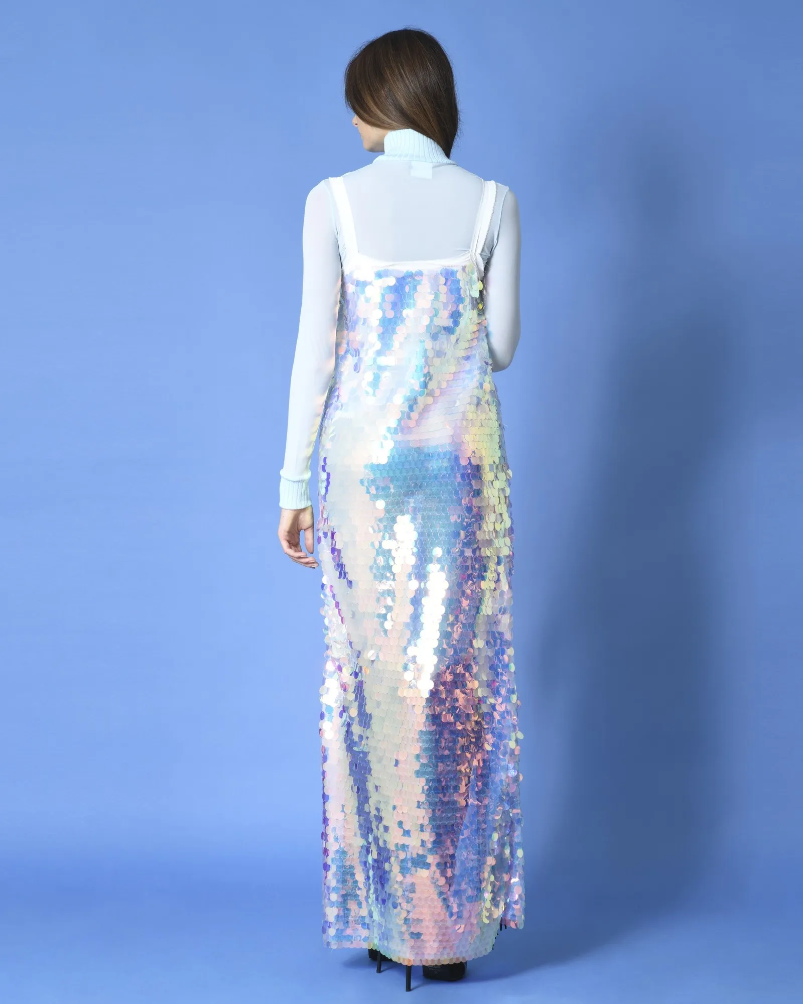 Robe longue à sequins Maesta 