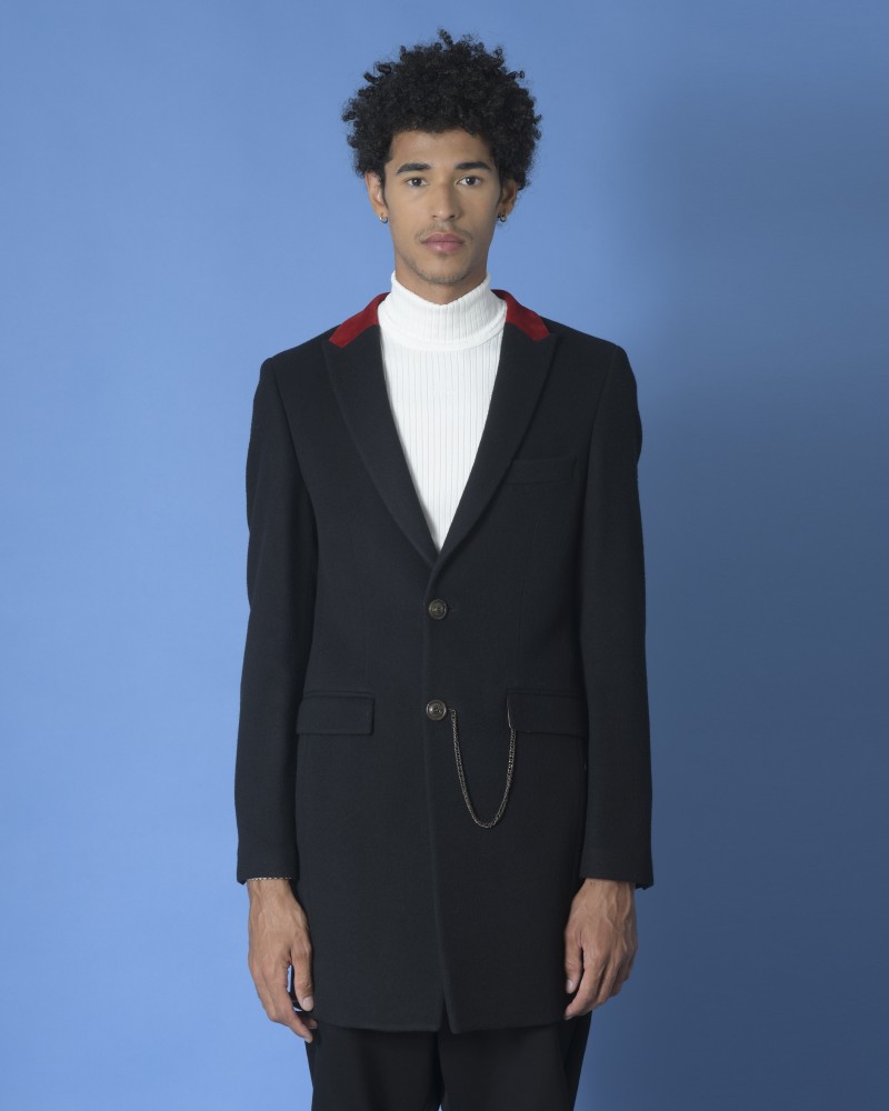 Manteau officier en laine Lords & Fools 