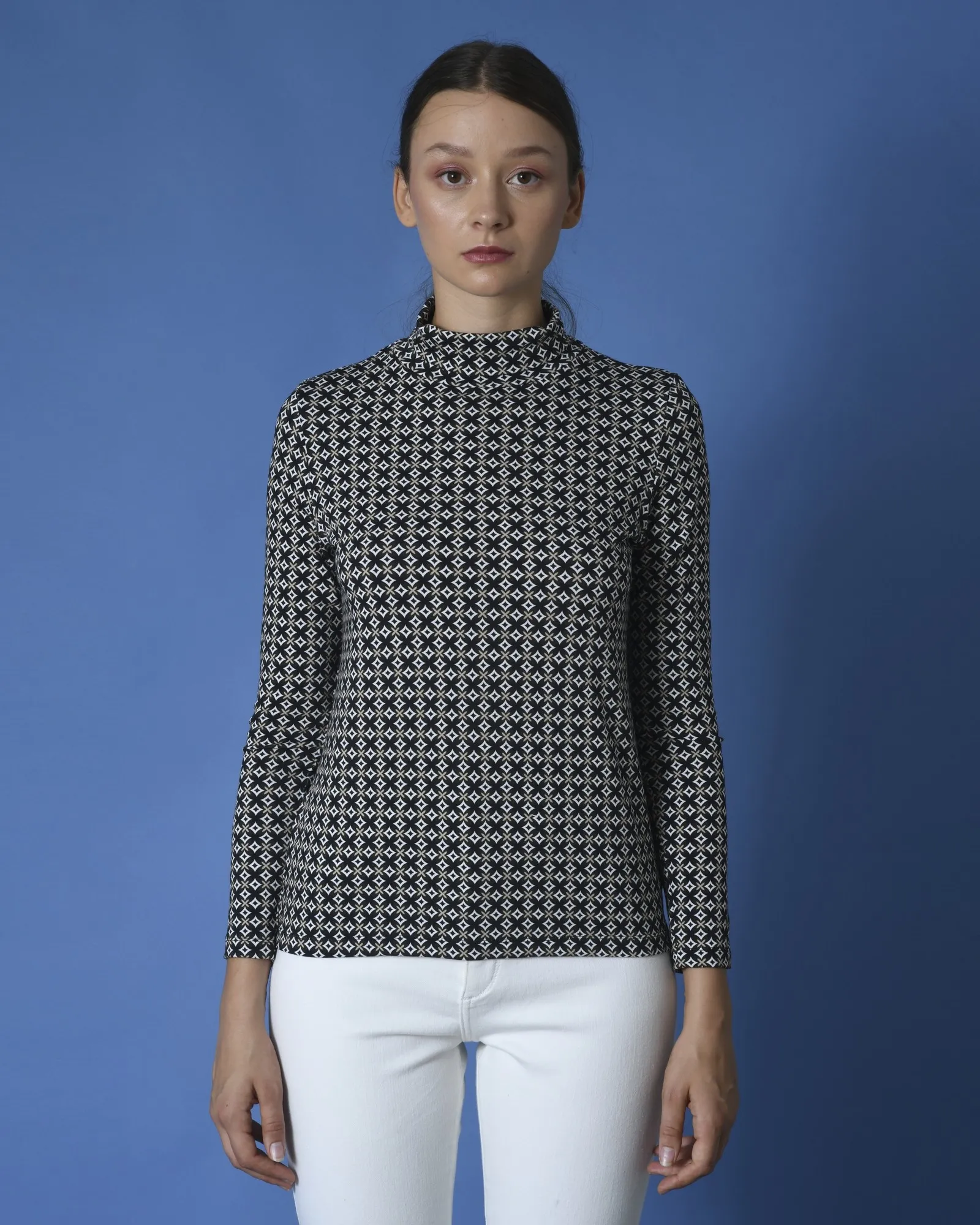 Sous-pull col roulé à motifs Whyci Milano 