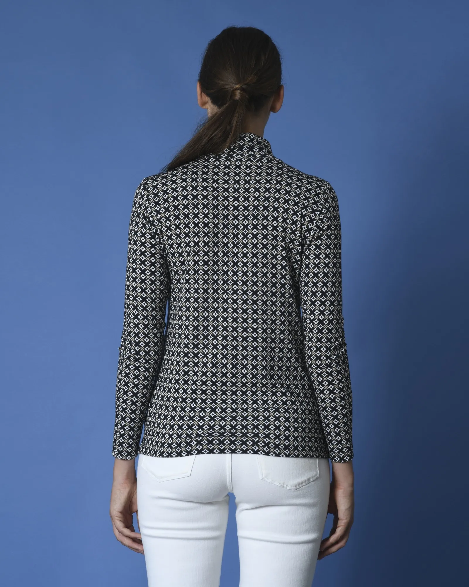 Sous-pull col roulé à motifs Whyci Milano 