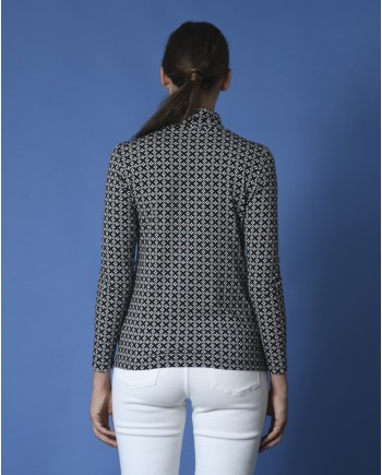 Sous-pull col roulé à motifs Whyci Milano 