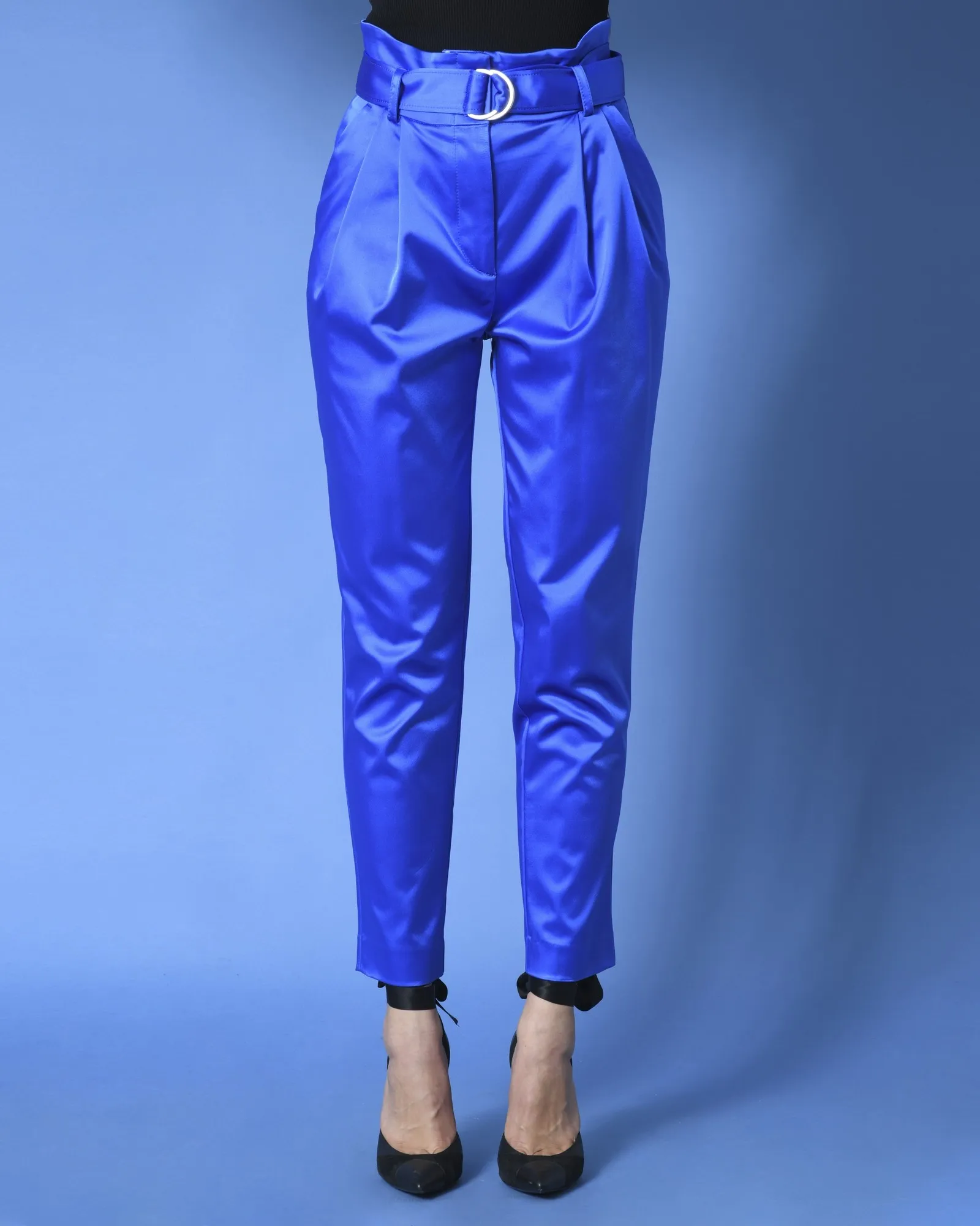 Pantalon carotte bleu P.A.R.O.S.H 