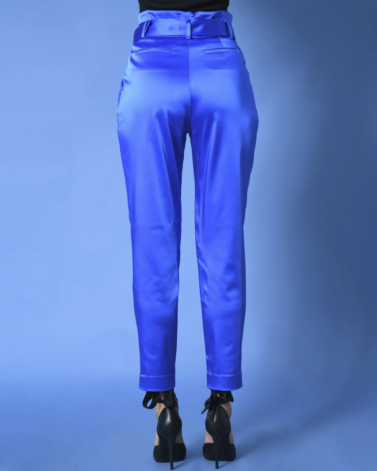 Pantalon carotte bleu P.A.R.O.S.H 