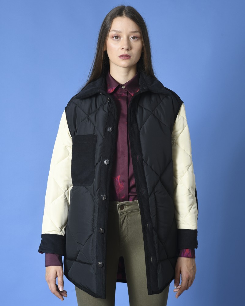 Blouson matelassé réversible T_Coat 