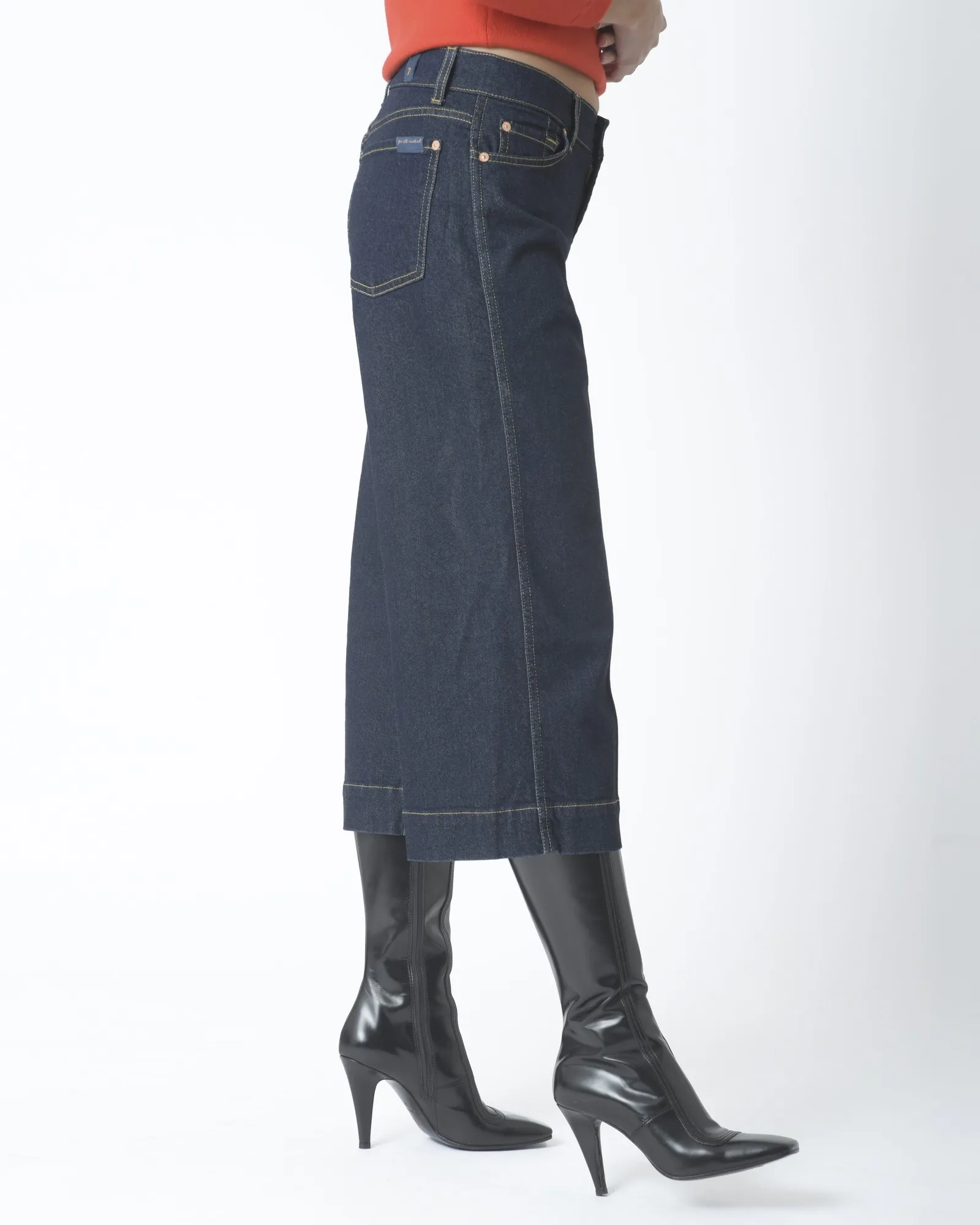 Pantalon court en jean 7 For All Mankind 