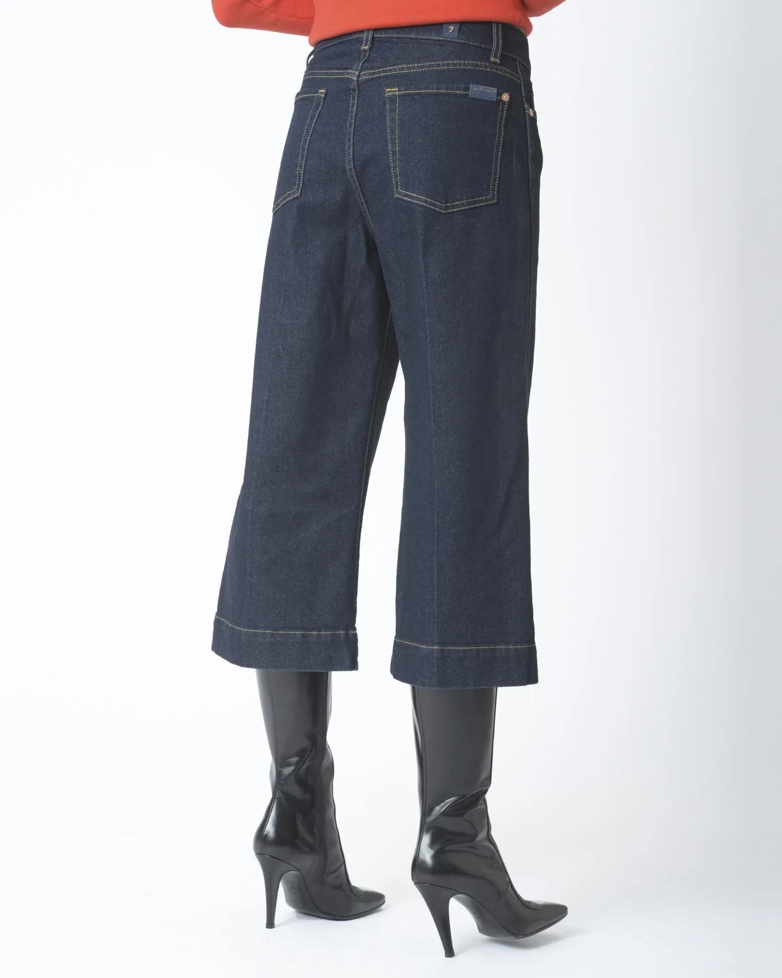 Pantalon court en jean 7 For All Mankind 