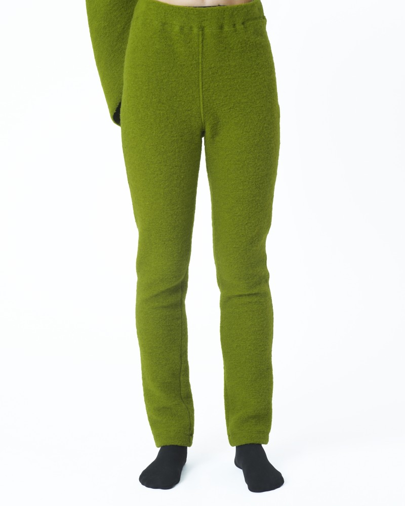 Pantalon vert en laine Hache 