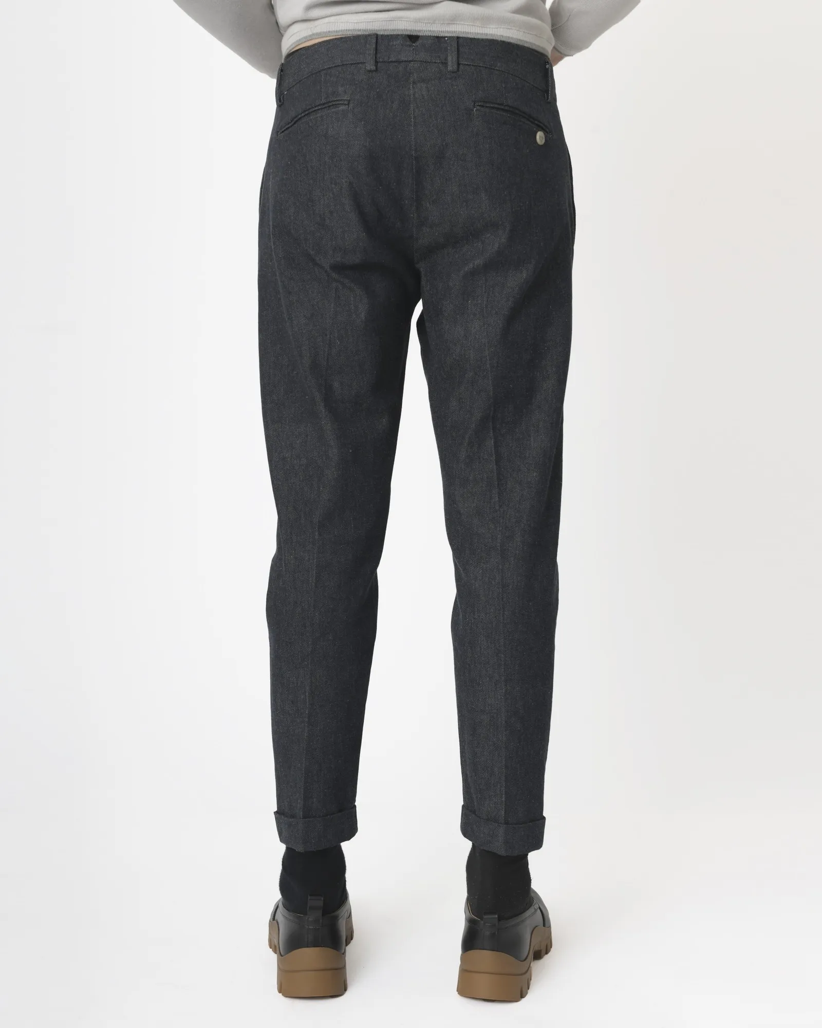 Pantalon bleu marine coupe fuselé True Nyc 