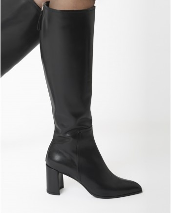 Bottes noires en cuir Premiata 