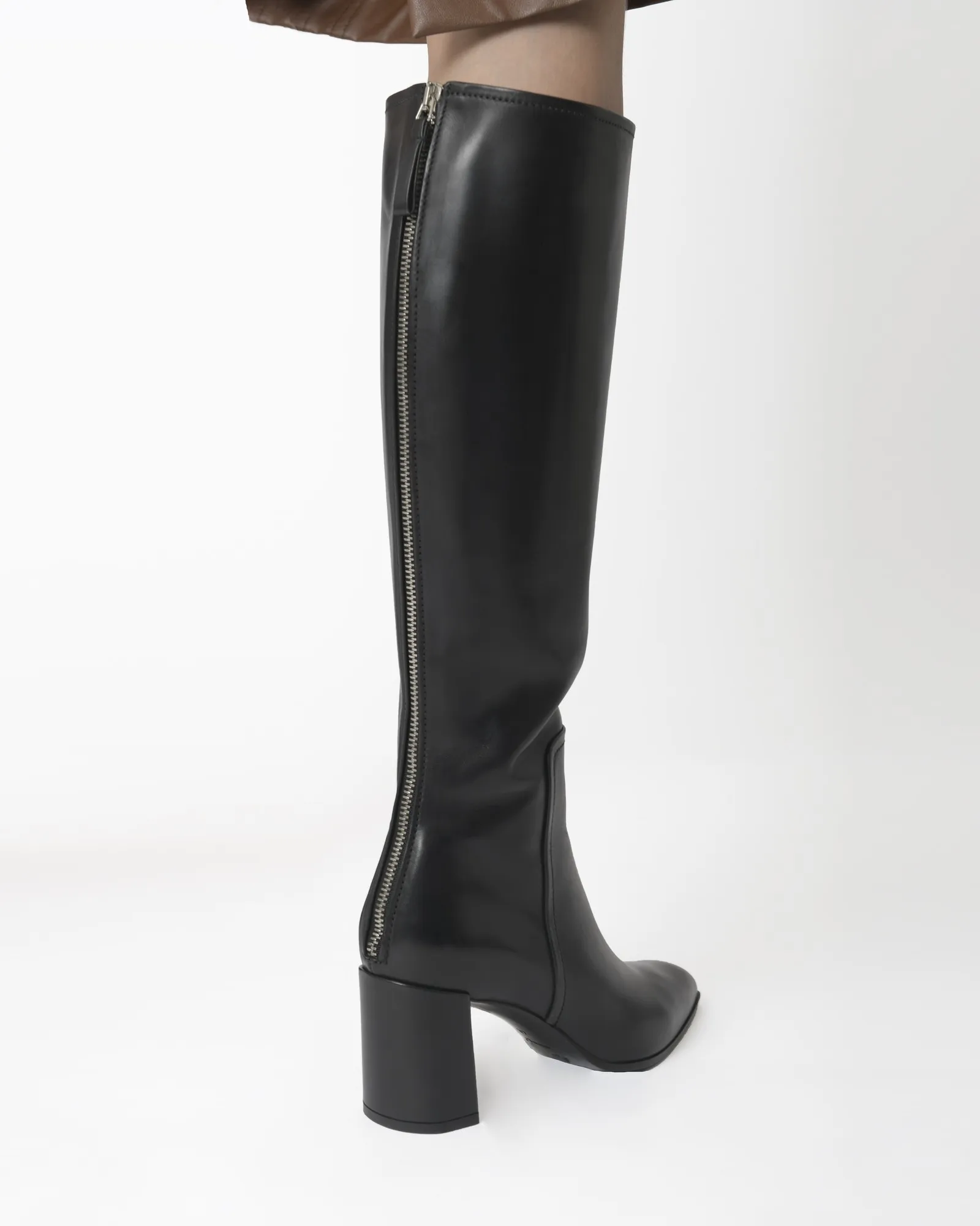 Bottes noires en cuir Premiata 