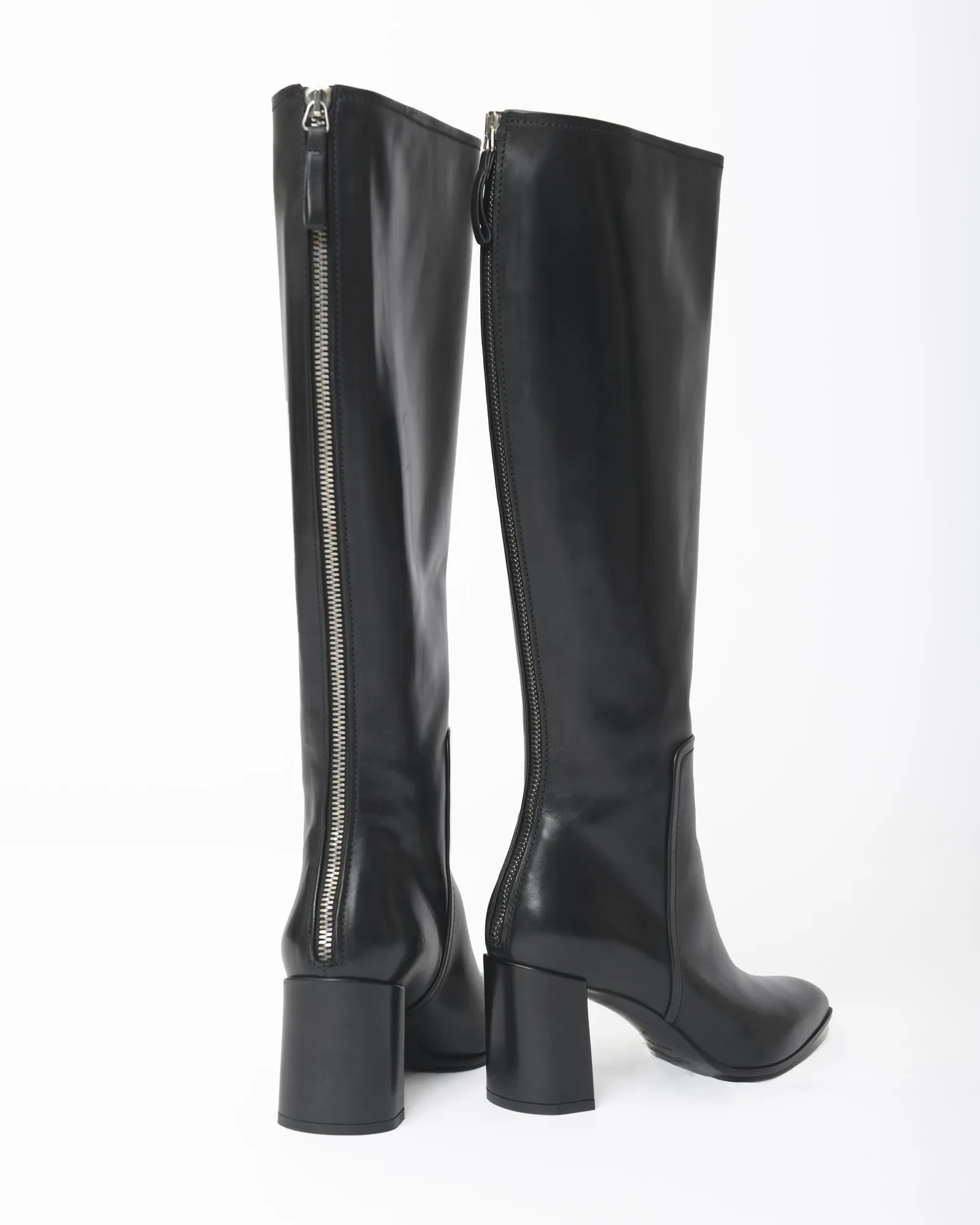 Bottes noires en cuir Premiata 