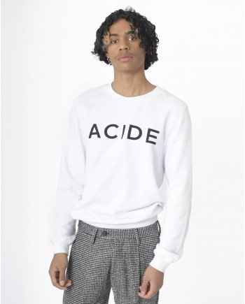 Sweat blanc Acide Editions M.R 