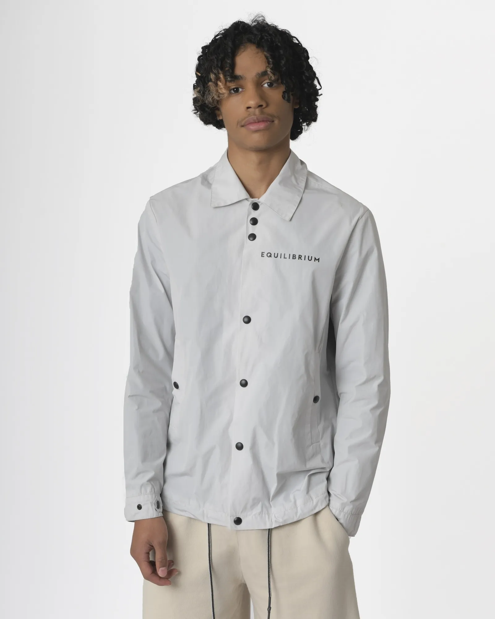 Blouson en nylon gris Low Brand 