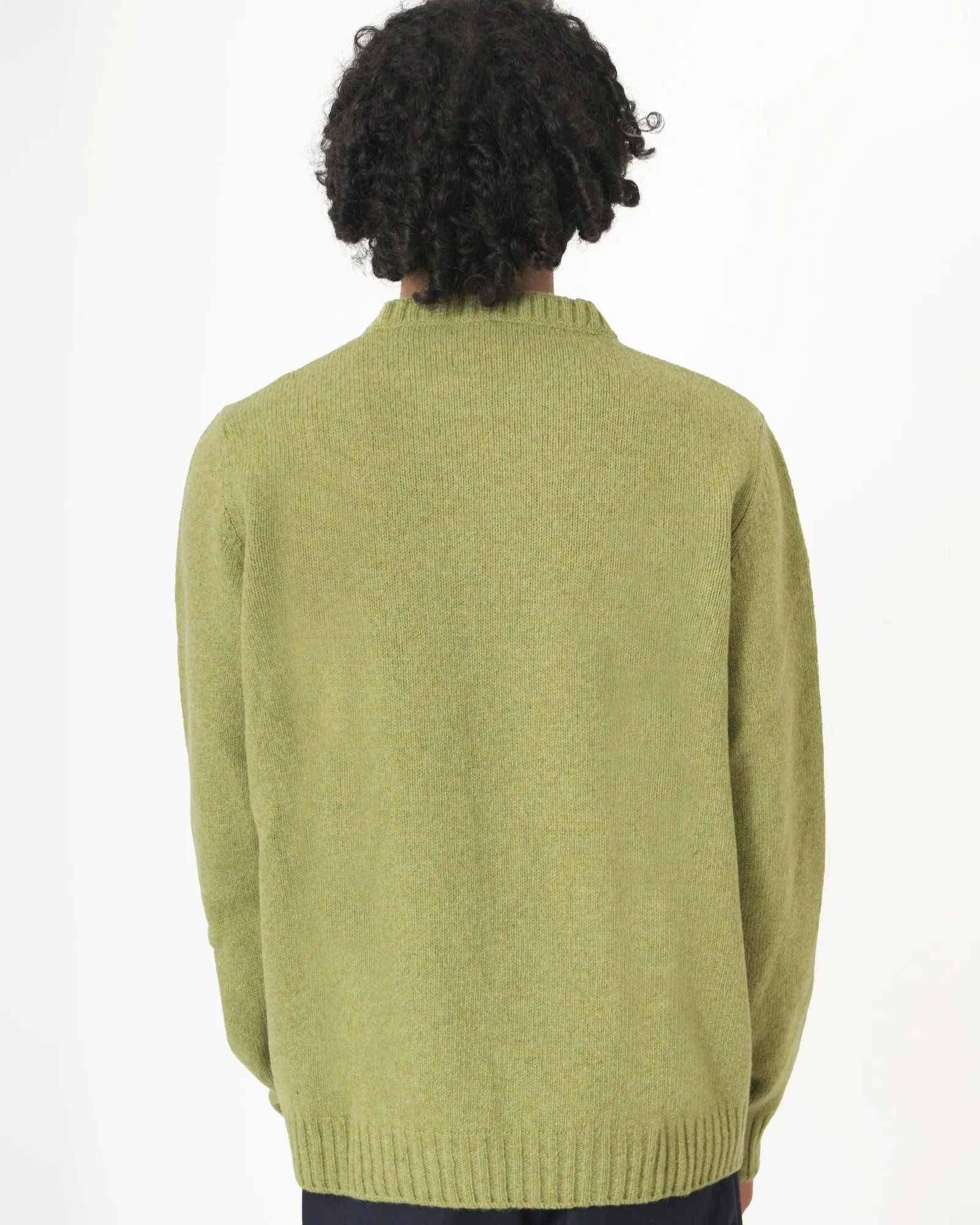 Pull en laine verte Casheart 