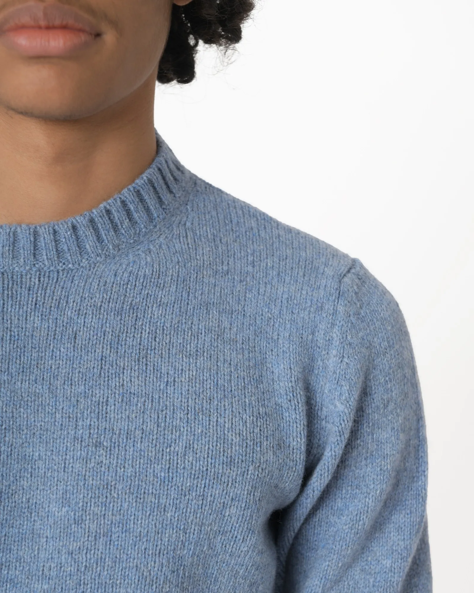 Pull en laine bleu Casheart 