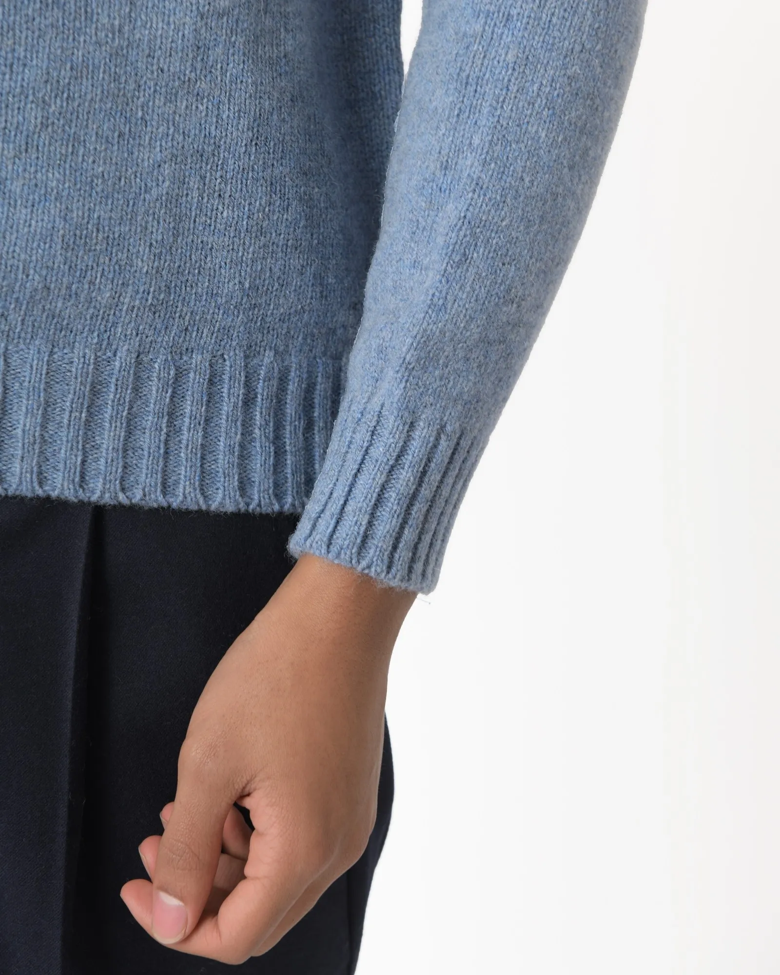 Pull en laine bleu Casheart 