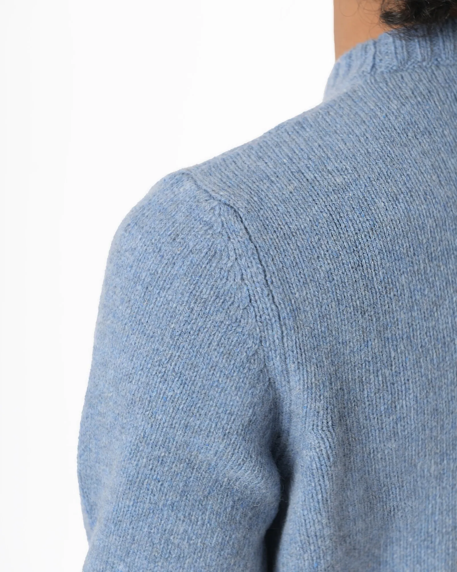 Pull en laine bleu Casheart 