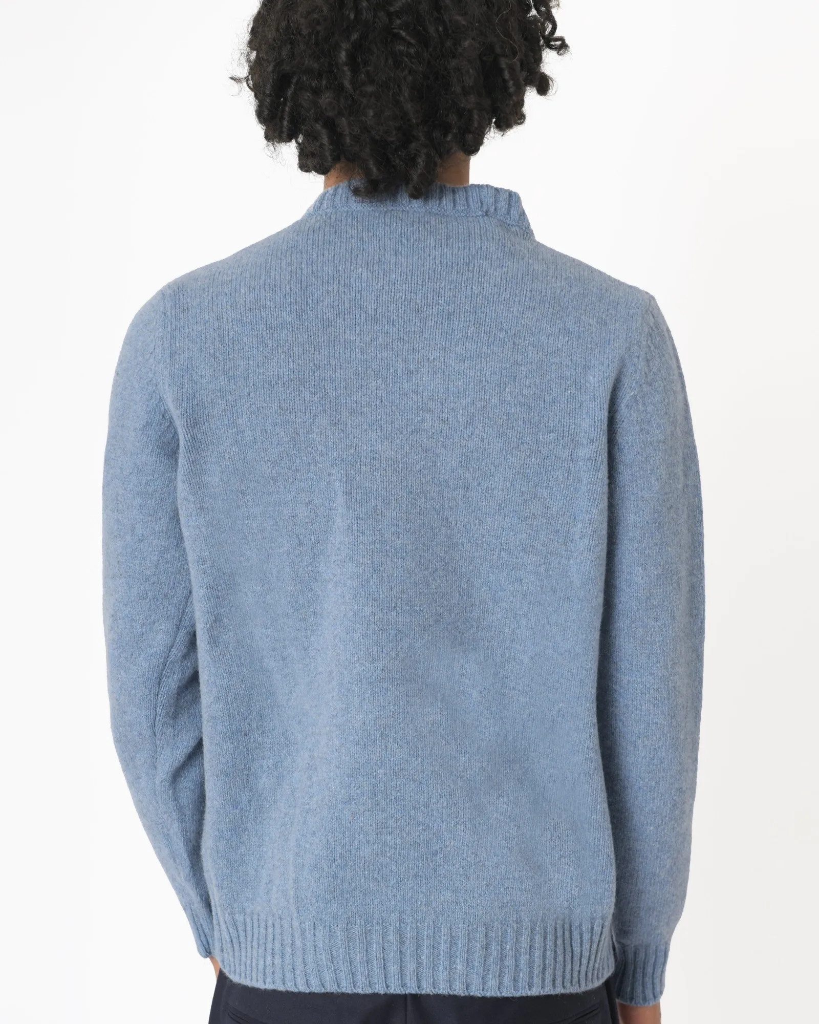 Pull en laine bleu Casheart 