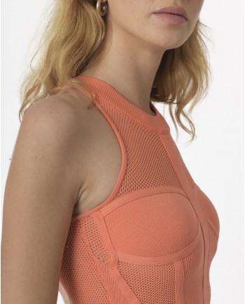 Crop-top sans manches Elisabetta Franchi 