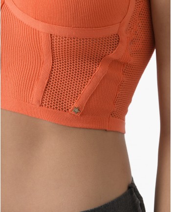 Crop-top sans manches Elisabetta Franchi 