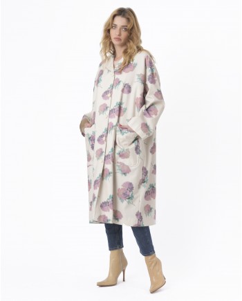 Manteau en coton fleuri Avn 