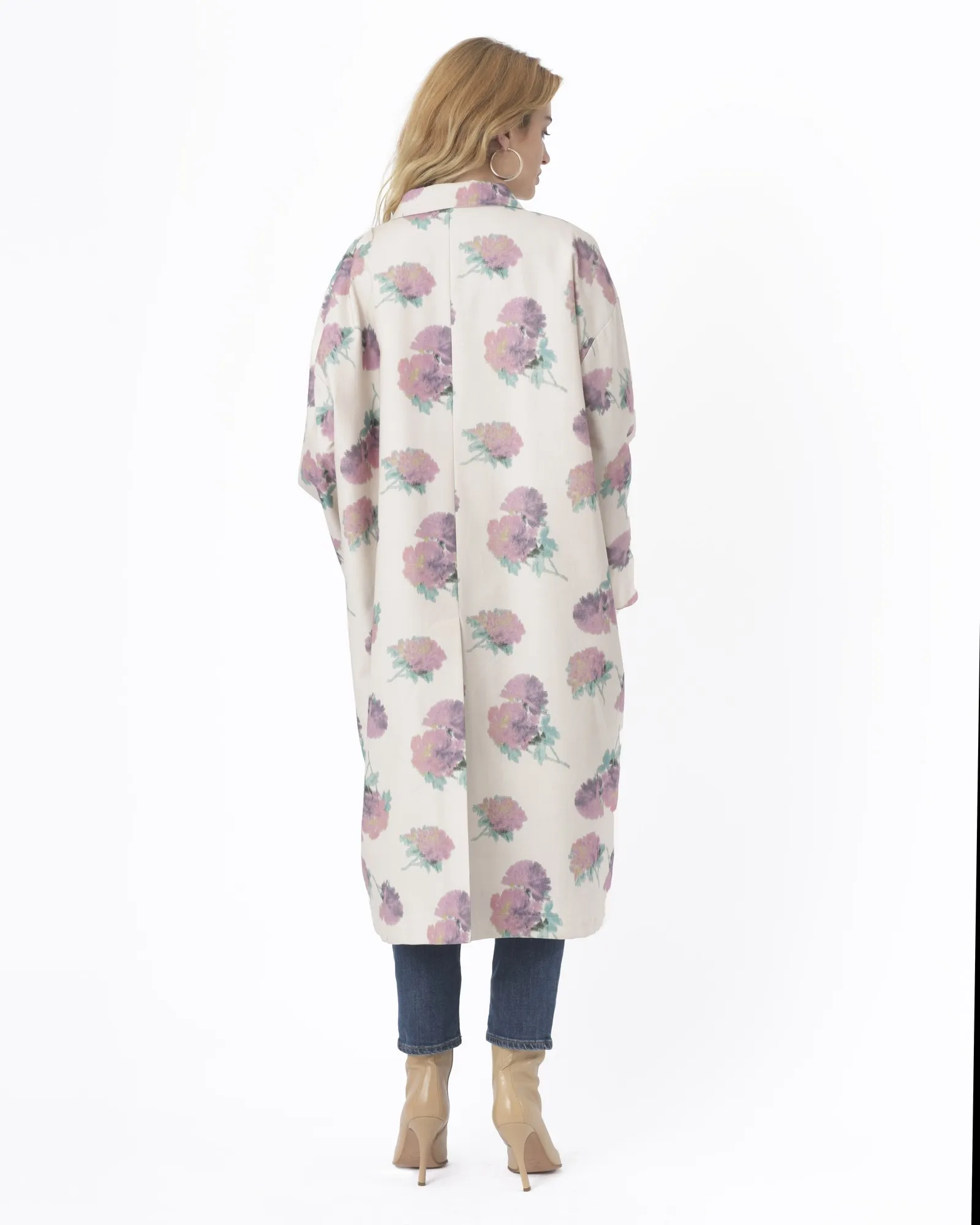 Manteau en coton fleuri Avn 