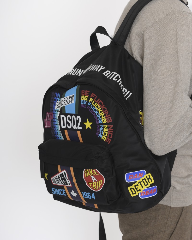 Sac à dos à motifs Dsquared2 