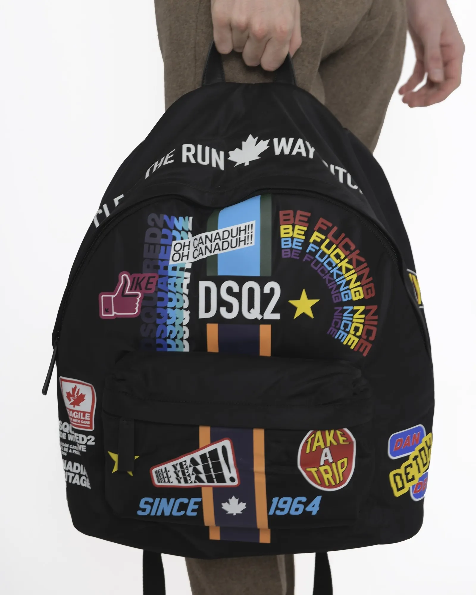 Sac à dos à motifs Dsquared2 