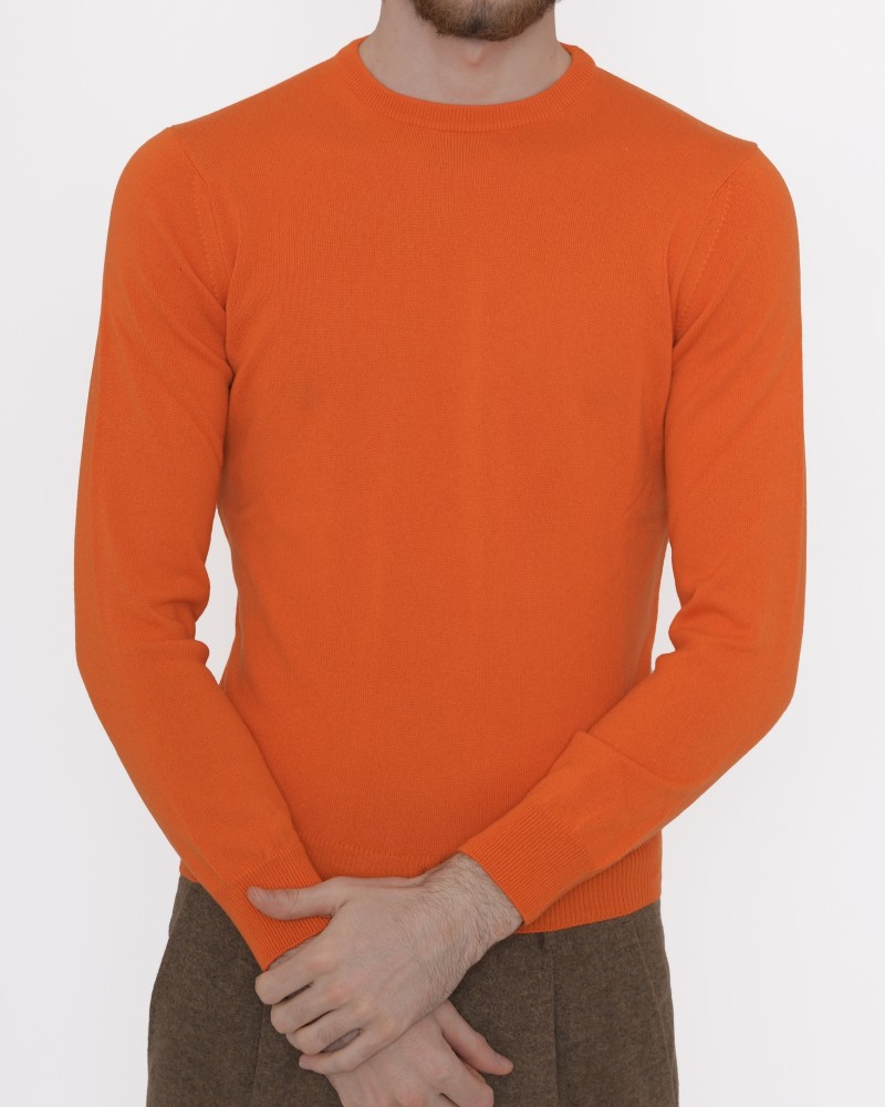 Pull orange en cachemire Casheart 