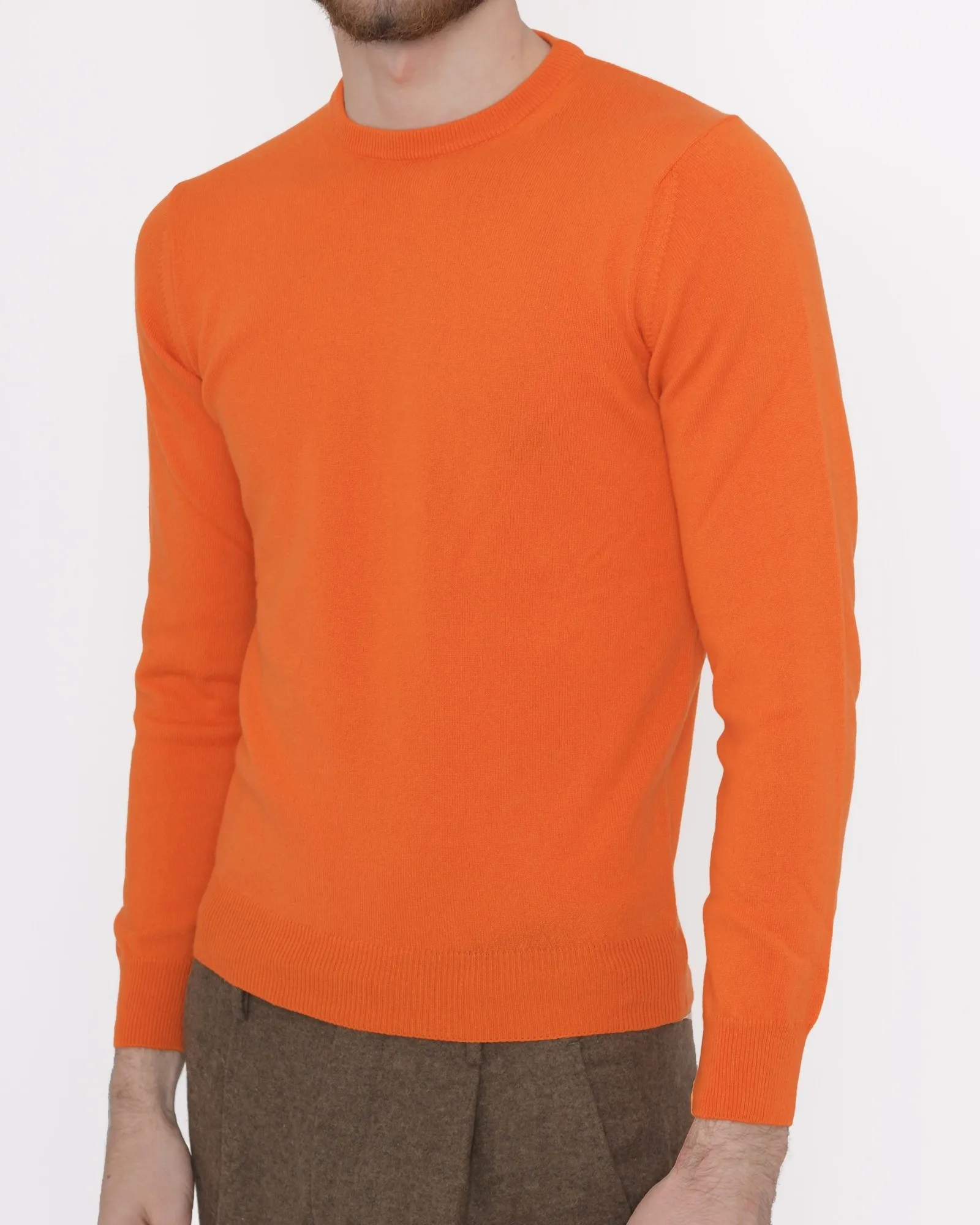 Pull orange en cachemire Casheart 