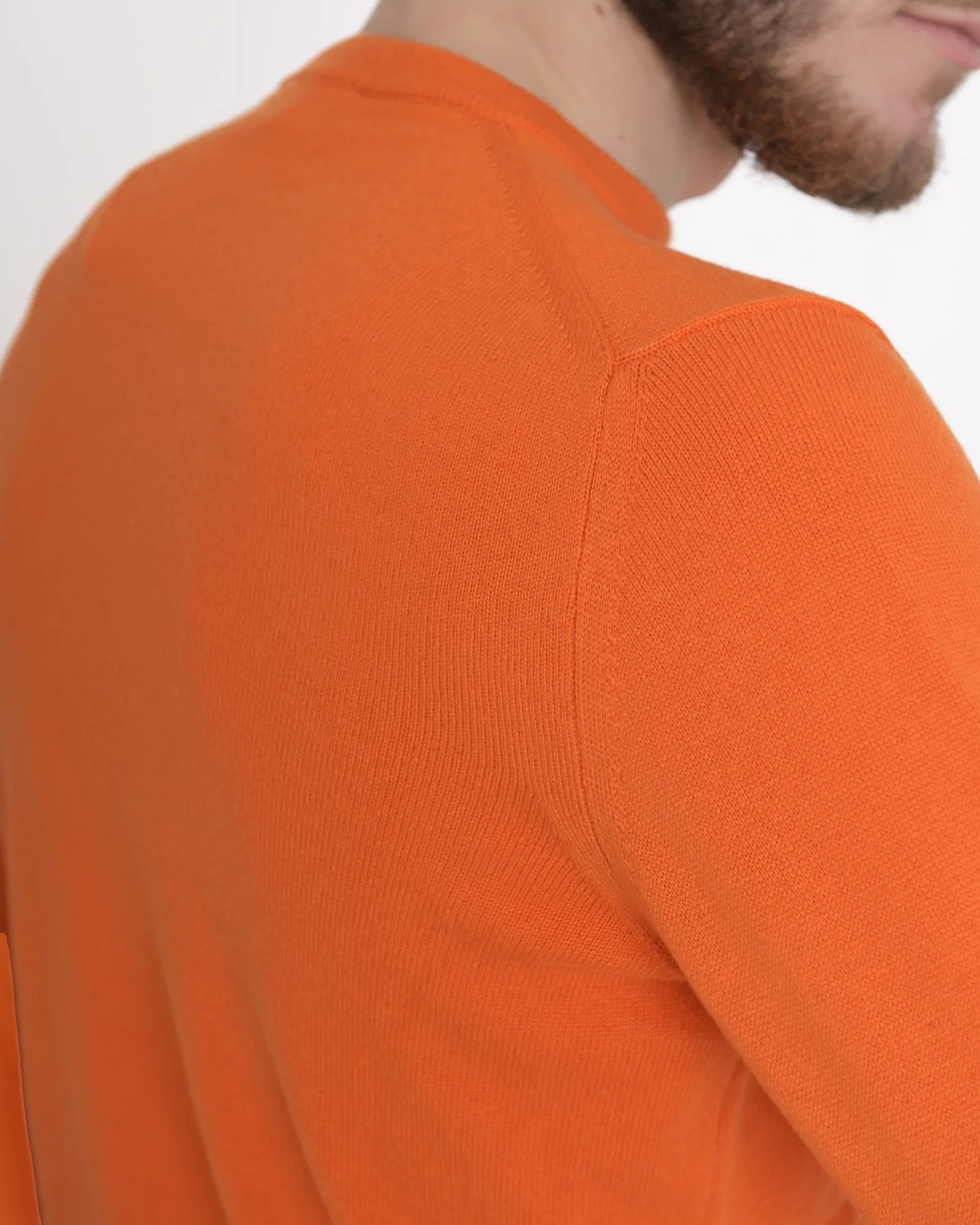 Pull orange en cachemire Casheart 