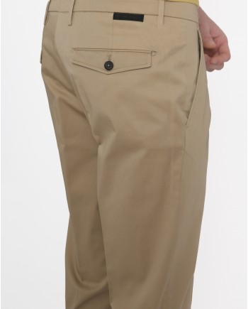 Pantalon carotte beige Michael Coal 