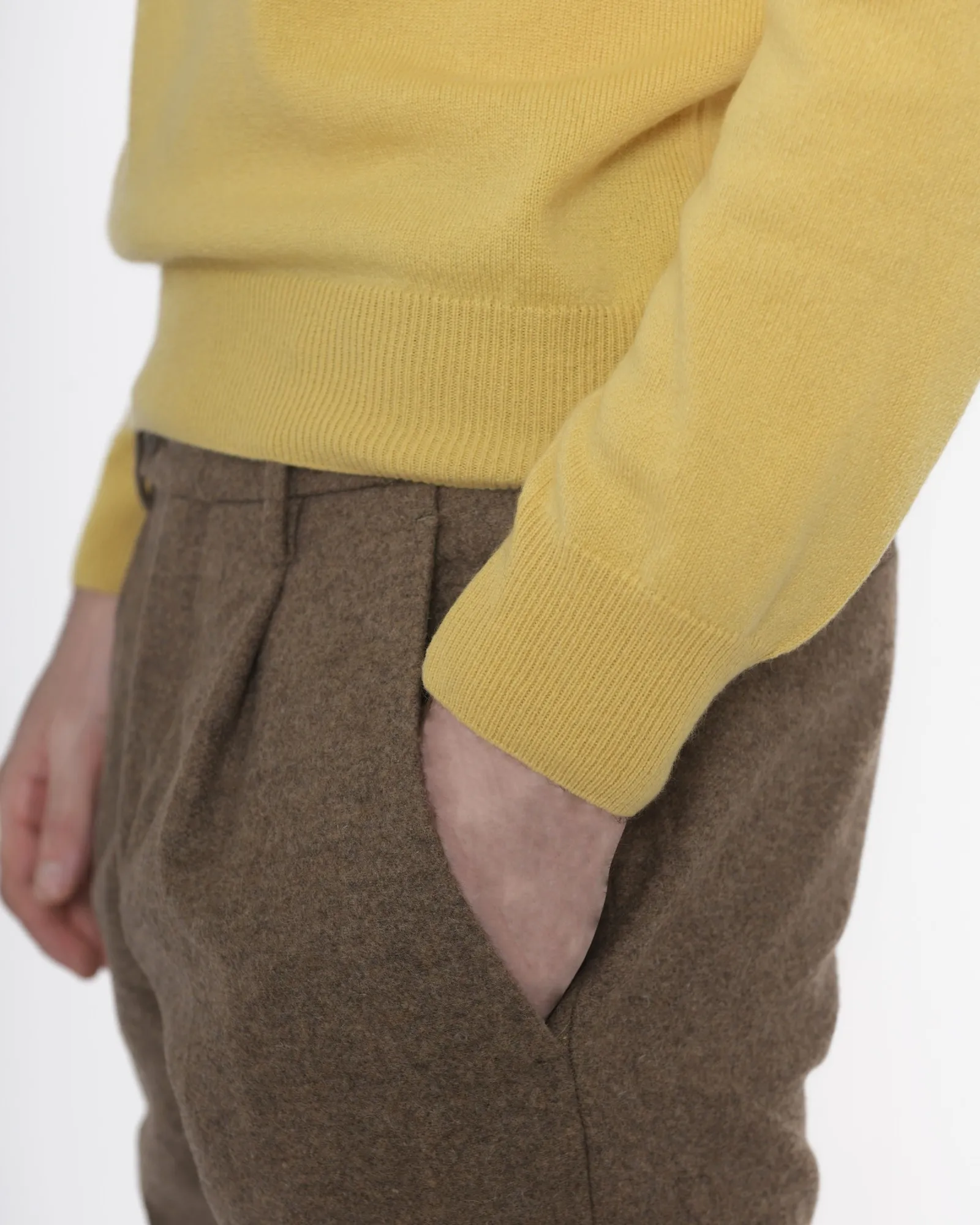 Pull jaune en cachemire Casheart 