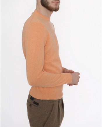 Pull orange clair en cachemire Casheart 