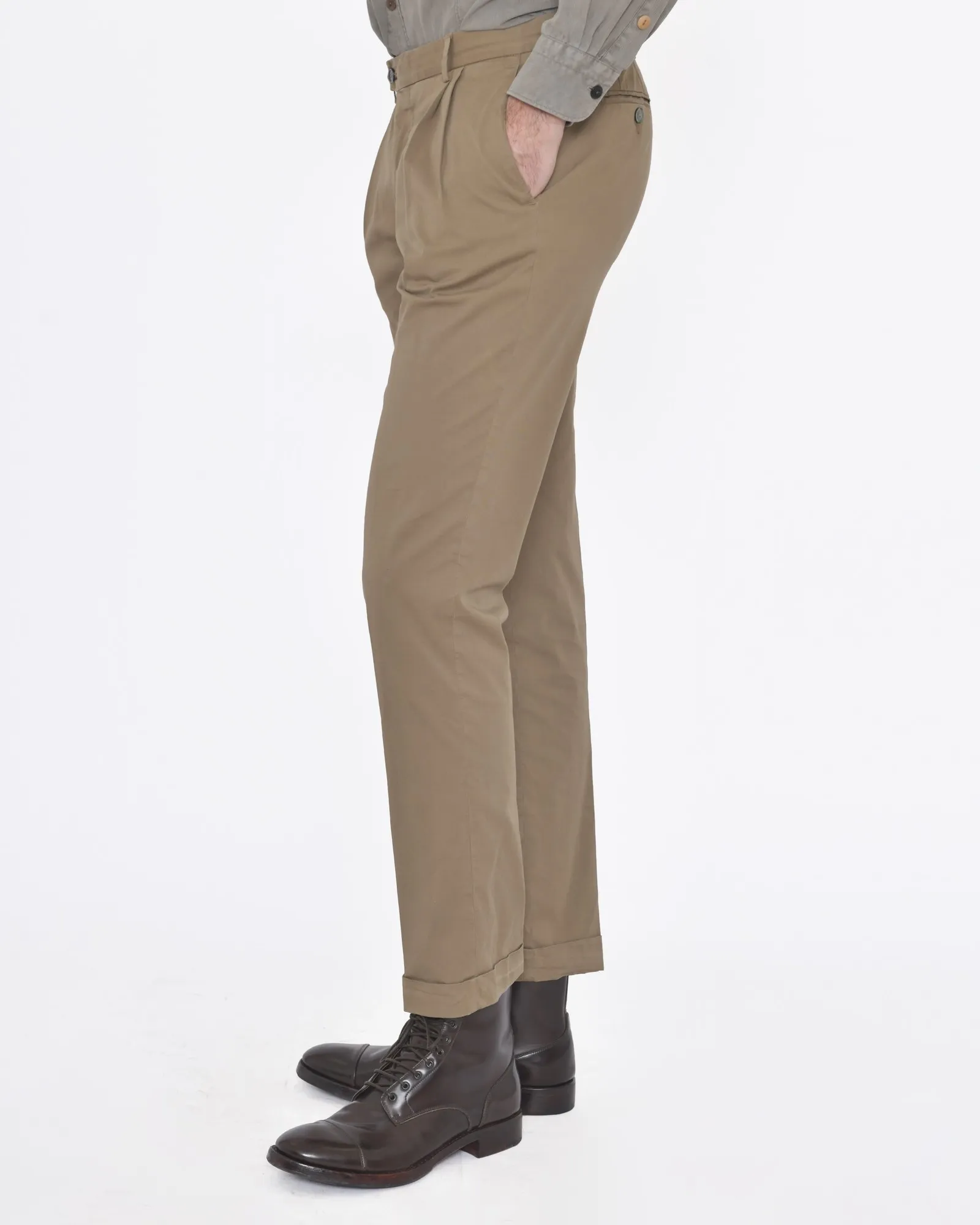 Pantalon beige foncé Roda 