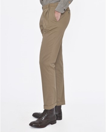 Pantalon beige foncé Roda 